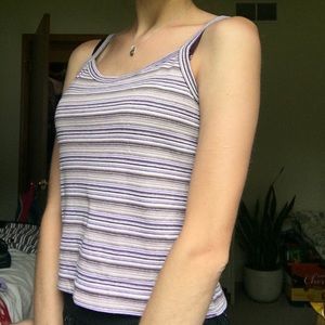 Intake 90s striped tank top